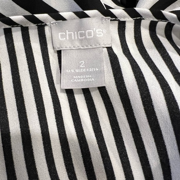 NEW CHICO’S STRIPED TUNIC - SOLD OUT - Picture 8 of 9